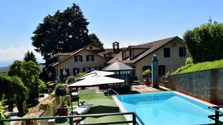 Elegant portion of panoramic villa  swimming pool