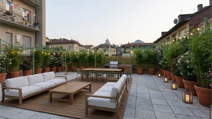 Appartamento con terrazzo in Gran Madre